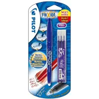 Pilot Stylo roller Frixion violet avec 3 recharges