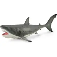 Collecta Deluxe Megalodon Movil Mandibula 1:40 Figure Argenté 3-6 Years Enfants