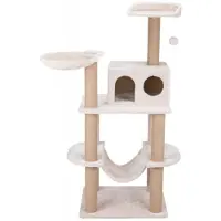 Trixie Federico 142 Cm Cat Scratcher Bed Tower Beige