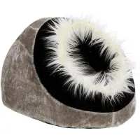 Flamingo Cave Bed For Cats Gris 40 x 40 x 28 cm