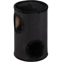 Ebi Trend Cat Dome Everlast Tower 2-Niveau (56 cm, Noir)