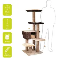 Laroy Arbre à chat Curacao 48x48x141cm beige