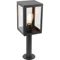 QAZQA Lampadaire d'extérieur gris 50 cm IP44 - Sutton