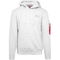 Alpha industries Sweat-shirt 'Backprint' noir / blanc