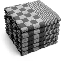 Byrklund Torchon Byrklund Clean & Tidy Noir (Lot de 6)