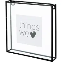 Vtwonen Cadre Photo VT Wonen Metal Black 20 x 20 cm