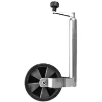 Pro Plus Roue jockey avec jante en plastique et pneu en caoutchouc