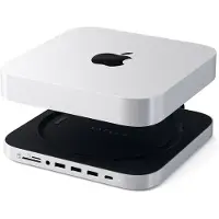 Satechi Aluminum Mac Mini Stand avec Emplacement SSD Argent