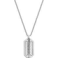 Police Pendentif - - PEJGN2009201 - Acier inoxydable - Argenté - 50 cm