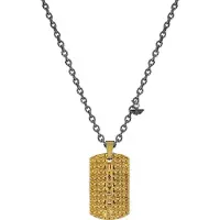 Police Pj.26565psqg Necklace Doré Homme