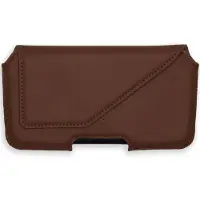 Accezz ﻿Coque de ceinture en cuir véritable - Taille L - Brun