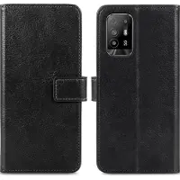 IMoshion Étui de télephone portefeuille de luxe Oppo A94 (5G) - Noir