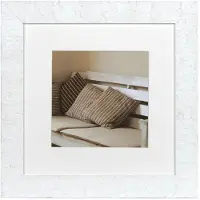 Henzo Driftwood 20x20 Cadre blanc
