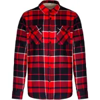 Kariban Surchemise ? carreaux doubl?e sherpa Red/Navy - Kariban K579 - Taille L