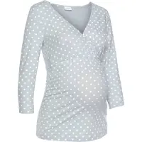 LASCANA Pyjama gris / blanc