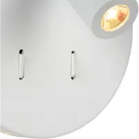 Lucide Lampe de chevet Bentjer Blanc