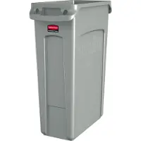 Rubbermaid Poubelle Slim Jim, 87 L, beige