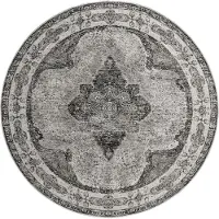 Nordal Tapis rond Venus gris - diamètre 240cm
