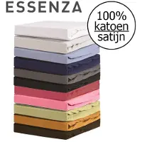 Essenza Drap housse en satin de coton 220TC, hauteur des coins jusqu'à 30 cm