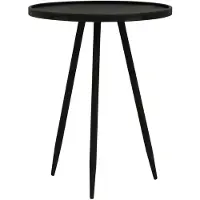 Light & Living Table d'appoint Envira - Zinc - Ø39,5cm - Moderne, Industriel