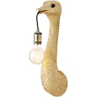 Light & Living - applique murale - Ostrich - or - plastique - lampe animalière - E27 - 3123184