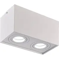 LumenXL Spot design Timmy 2-lampes - blanc