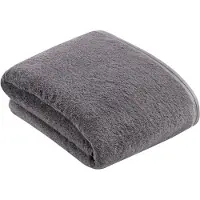 Vossen Serviette de Bain Vossen Vegan Life Dark Grey (100 x 150 cm)