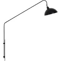 Light & Living Applique murale noire Orion Orientable