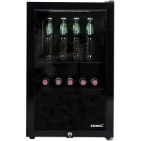 Husky Refroidisseur de bar | Noir | 48x43x69 | 71 litres