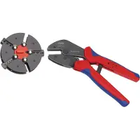 Knipex 97 33 01 - MultiCrimp Pince à sertir avec porte-profils