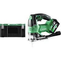 HiKOKI CJ36DAWRZ 36V Multi-Volt Li-Ion Batterie Scie Sauteuse Kit (2x 2,5Ah) En HSC - Poignée D - Variable - Sans Charbon