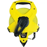 Stanley Mesure Longue Ruban Fibre de verre 2-34-775 60 mètres
