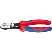 Knipex Spring Loaded Diagonal Cutting Pliers 180 Mm Rouge