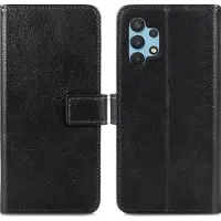 IMoshion Étui de télephone portefeuille de luxe Samsung Galaxy A32 (4G) - Noir