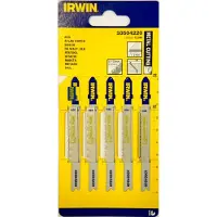 Irwin 5 Lames de scie sauteuse 92mm métal