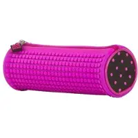 PIXIE CREW sachet avec panneau en silicone et pixels 20 cm fuchsia