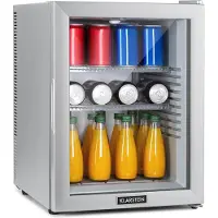 Klarstein Brooklyn 42 Mini-réfrigérateur porte vitrée compartiments LED