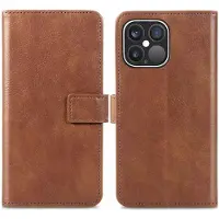 IMoshion Étui de télephone portefeuille de luxe Apple iPhone 13 Pro - Marron