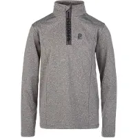 Protest Pull de Ski Protest Boys Willowy 1/4 Zip Top Dark Grey Melee-Taille 140