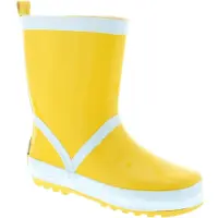 Playshoes Bottes en caoutchouc jaune / blanc