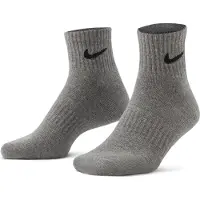 Nike Chaussettes de sport 'Everyday Cush' gris chiné / noir / blanc