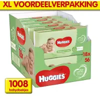 Huggies Lingettes Humides - Huggies - Natural - 20-Pack - Aloë Vera - Hypoallergénique