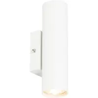 QAZQA Applique murale moderne blanche 2 lumières - Jeana