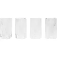 Ferm Living Ripple Verrines Verres Set de 4 Clear
