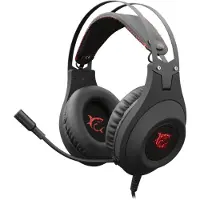 White Shark Wildcat GH-2041 (Filaire), Casque gaming, Rouge, Noir