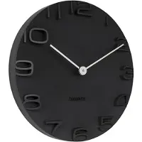 Karlsson Horloge murale On The Edge - 42 cm - Noir