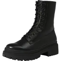 About You Bottines à lacets 'Carolin' noir