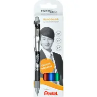 Pentel Stylo gel rétractable EnerGel gras (e) (4x)