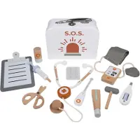 Tryco Wooden Doctor Set jouet en bois 36m+ 1 pcs