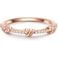 Glanzstücke Bague or rose / transparent